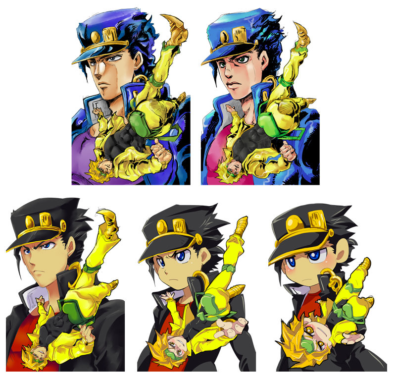 Jojo Art Style Evolution Anime Gallery of Arts and Crafts